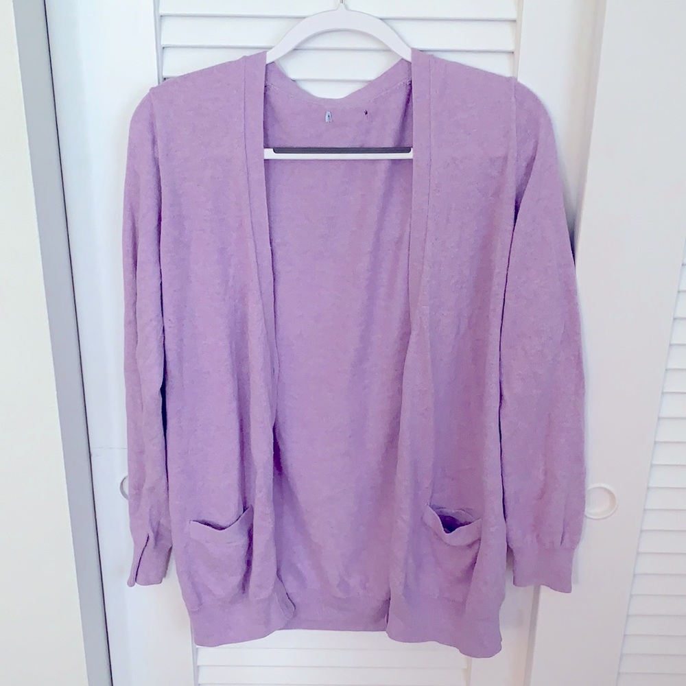 Lavender cardigan
